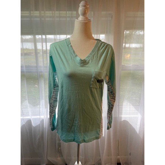 Victoria's Secret Pink Tops - Pink‎ by Victoria's Secret Size Small Hoodie Light Green